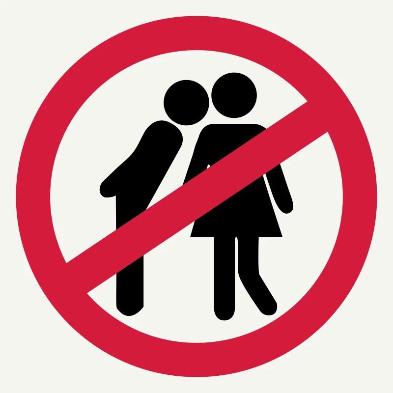Küssen verboten