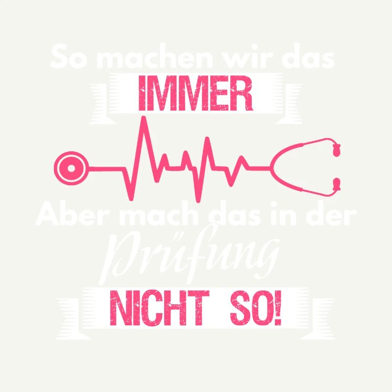 Krankenschwester Pfleger Spruch Prüfung Geschenk