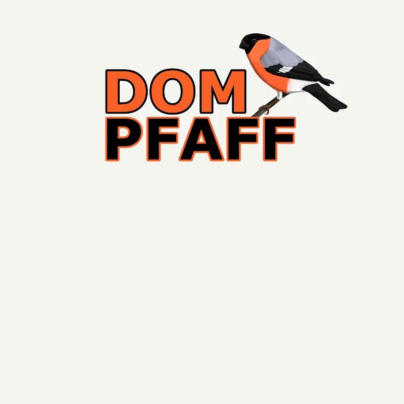 Gemalter Dompfaff Vogel Tier Design Illustration
