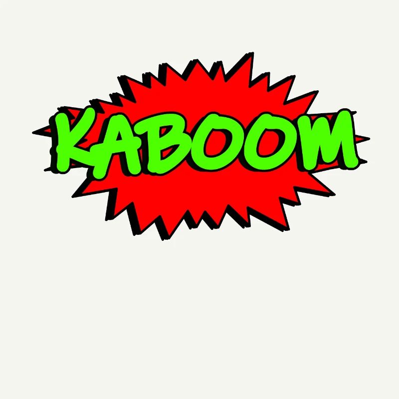 Comic Kaboom Schirftzug Graffiti cool gift