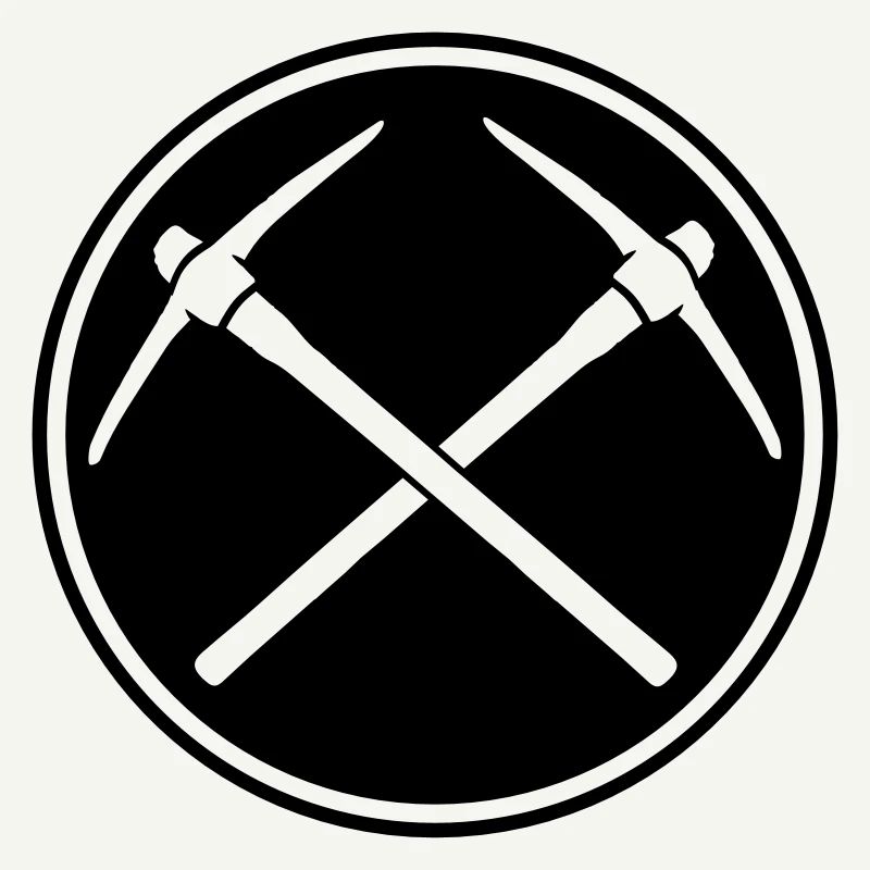design circle stamp button round 2 cross logo pick