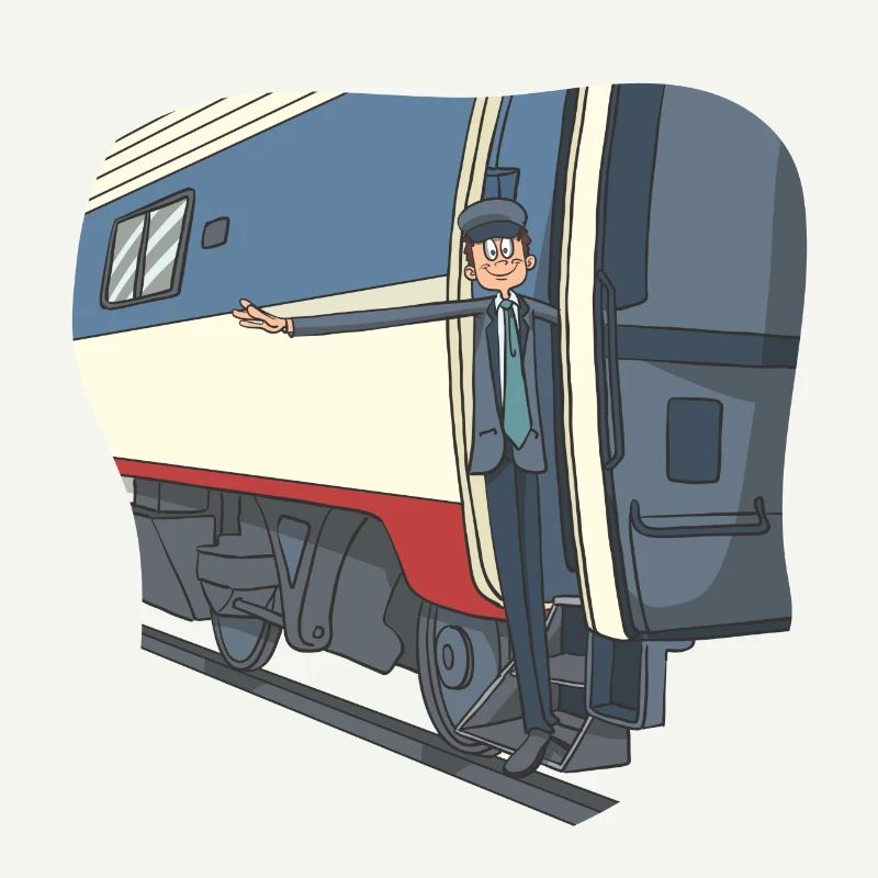 Zugführer Lockführer Eisenbahner
