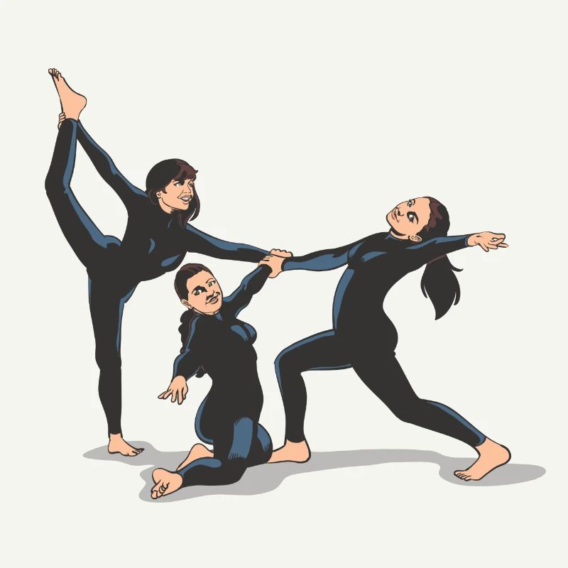 Dancer group choreography jazz dance