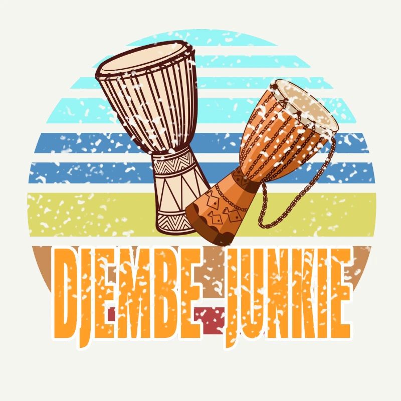 Instrument à percussion djembé