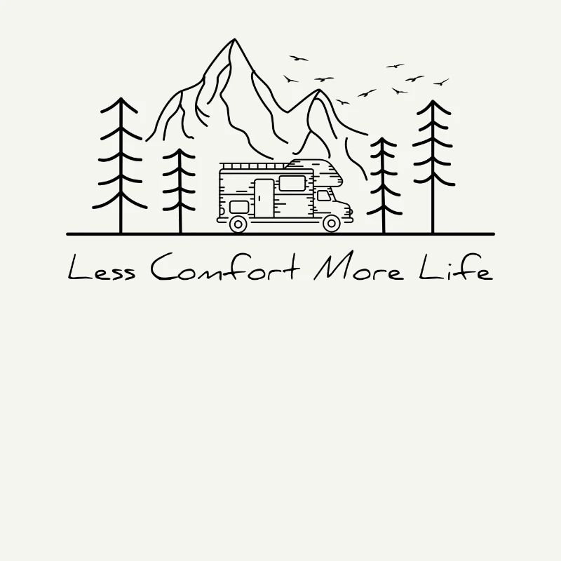 Camper Spruch Campingplatz Wohnmobil Geschenk