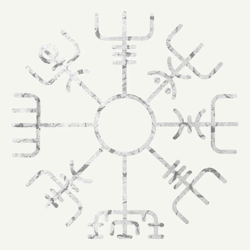 Vegvisir Viking Compass Celts Germanic Valhalla