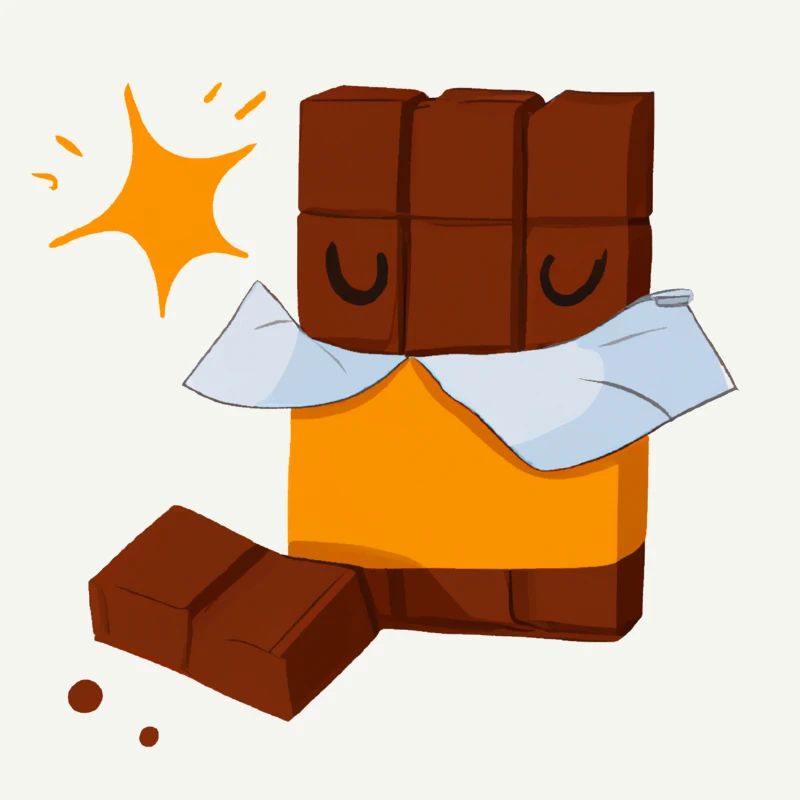 Tablette de chocolat dodo