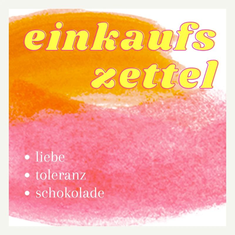 einkaufszettel