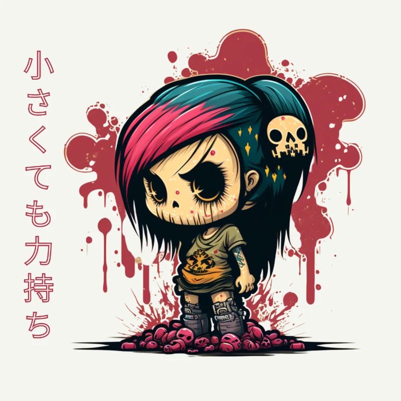Anime Chibi Urban Graffiti | Small but powerful