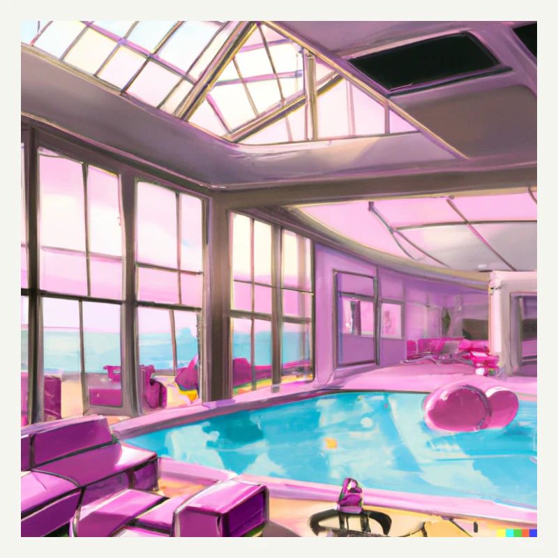 Lounge with pool