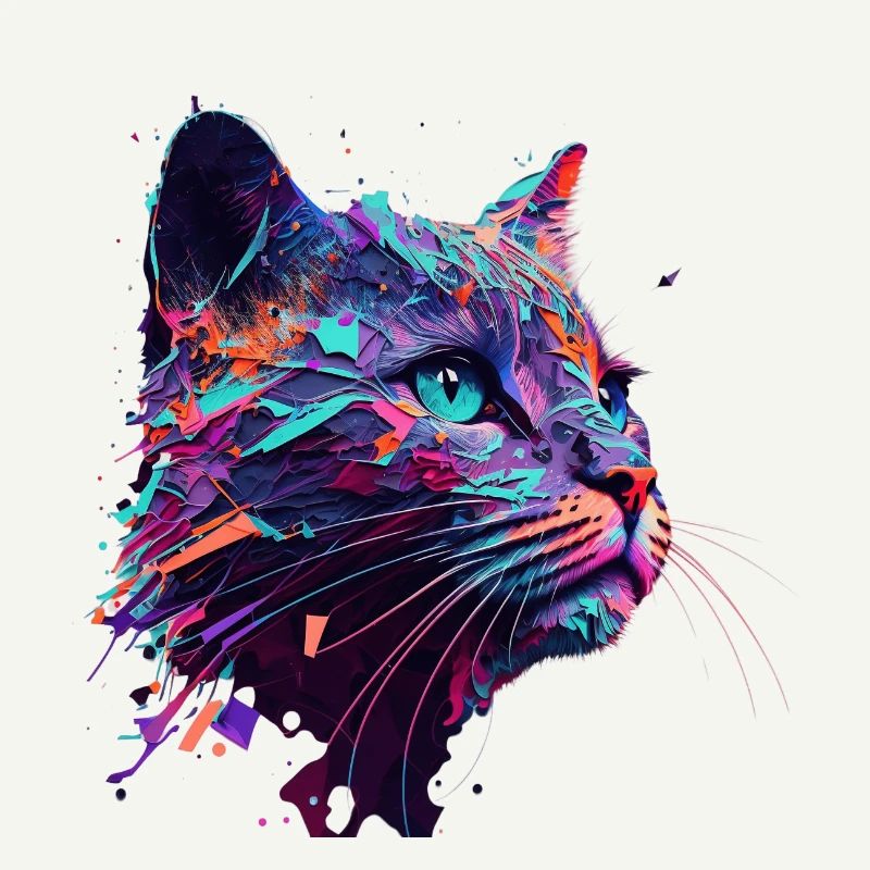Psychedelic Cat