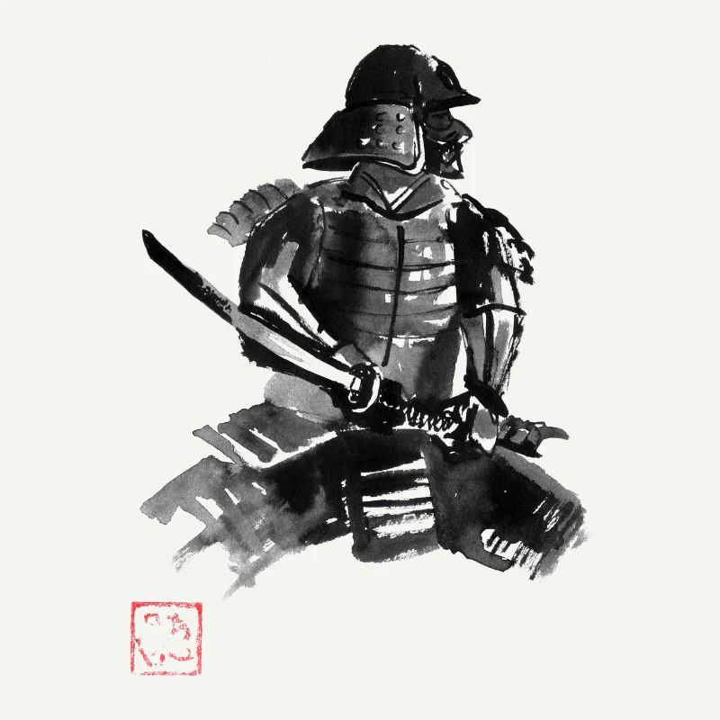 samurai in armor
