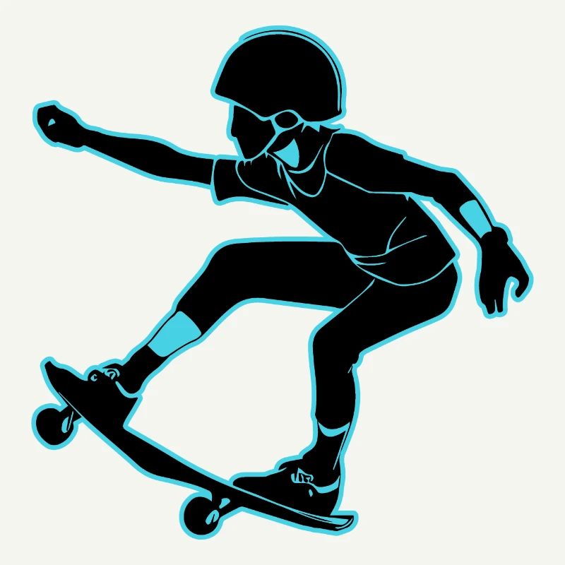 Skateboard Madchen Junge