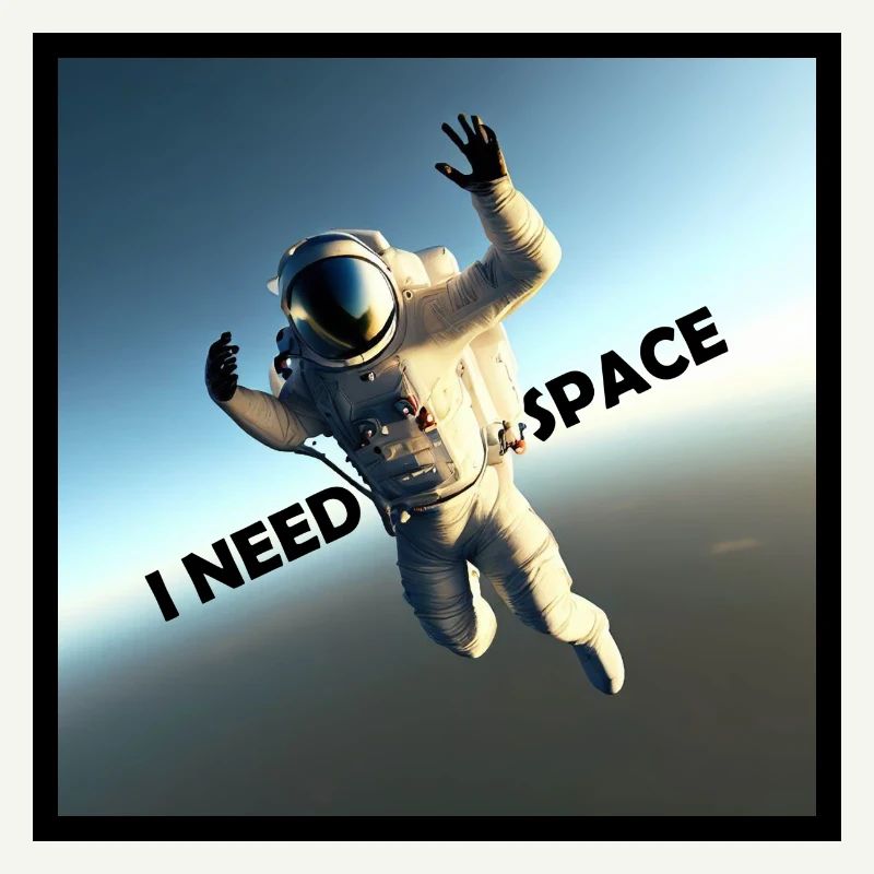 Astronaut I Need Space Lustig Funny