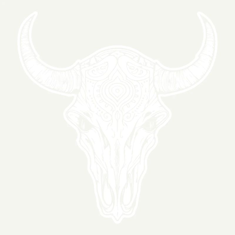 Cow Skull Boho