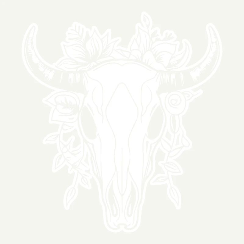 Cow Skull Boho
