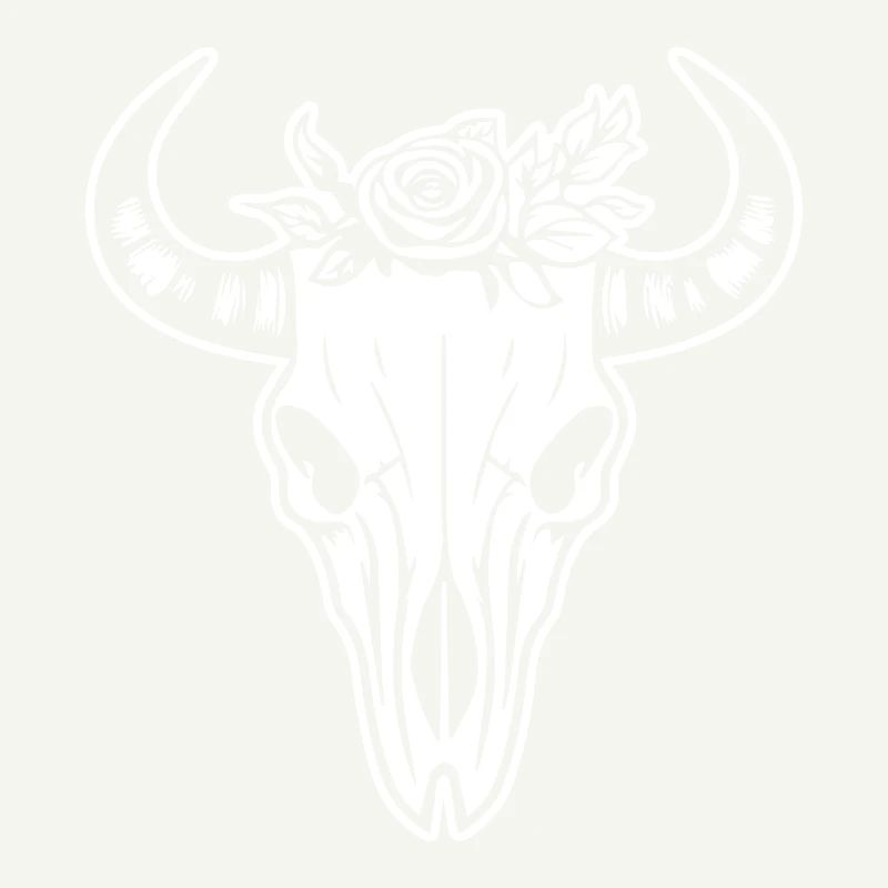Cow Skull Boho