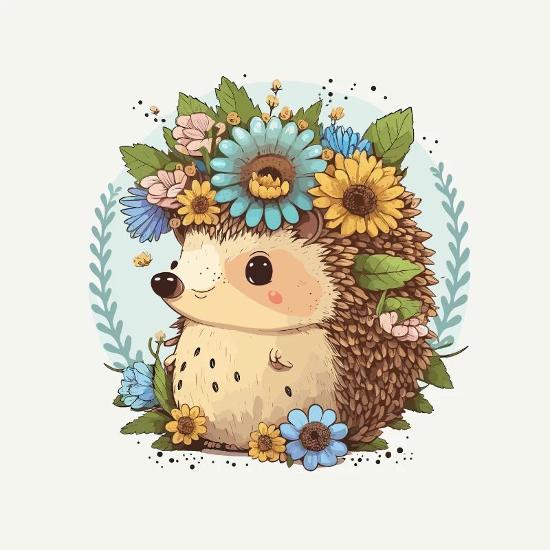 Blumenkrone Igel