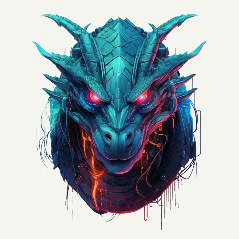 Techno-Drache - Der Cyberpunk-Mythos