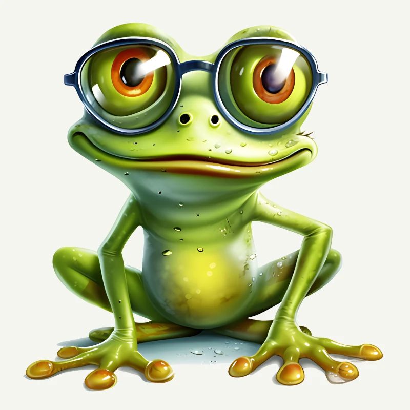 Frogs don't really need glasses