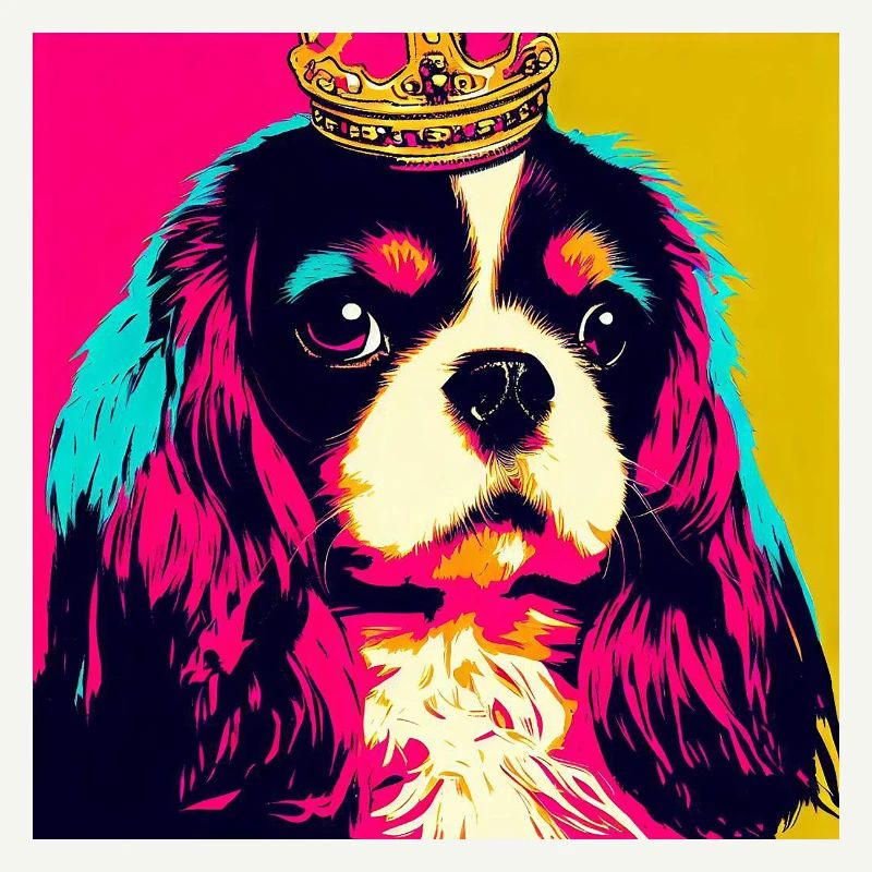 Cavalier King Charles Spaniel Pop Art