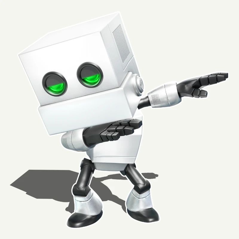 Dabbing Chibi Robot