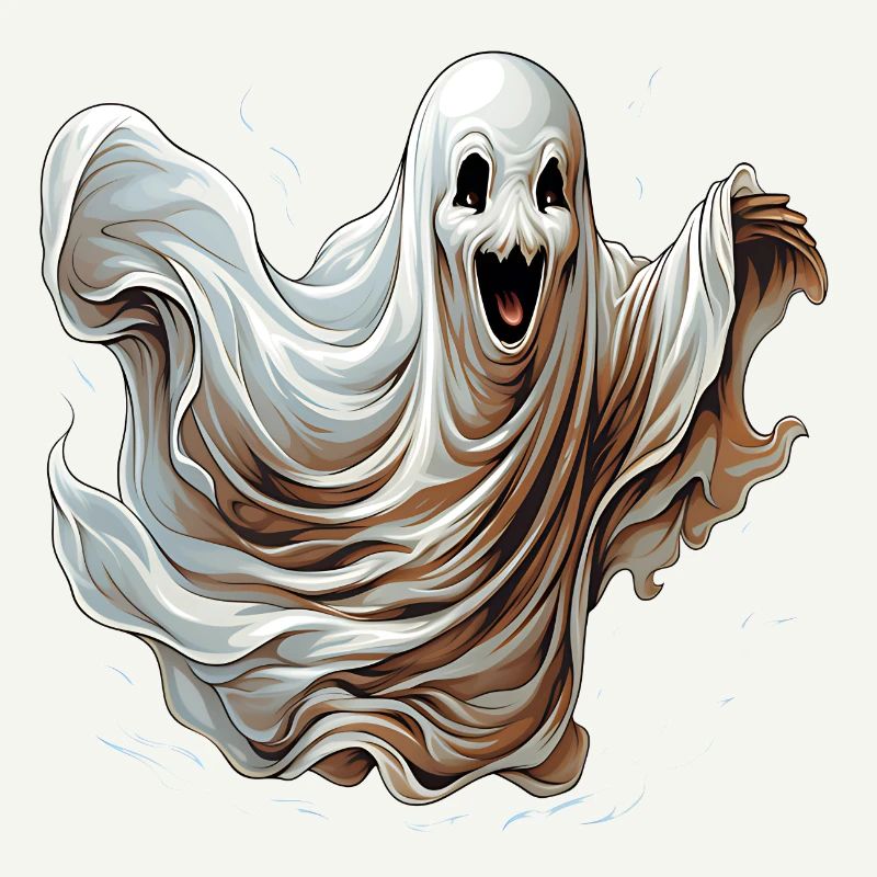 Of ghostly form