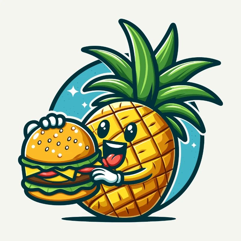 Pineapple burger