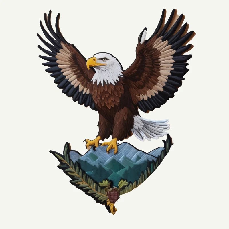 Beautiful bald eagle