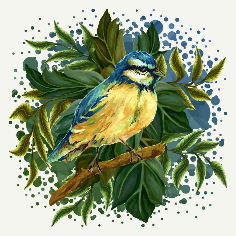 Oiseau coloré