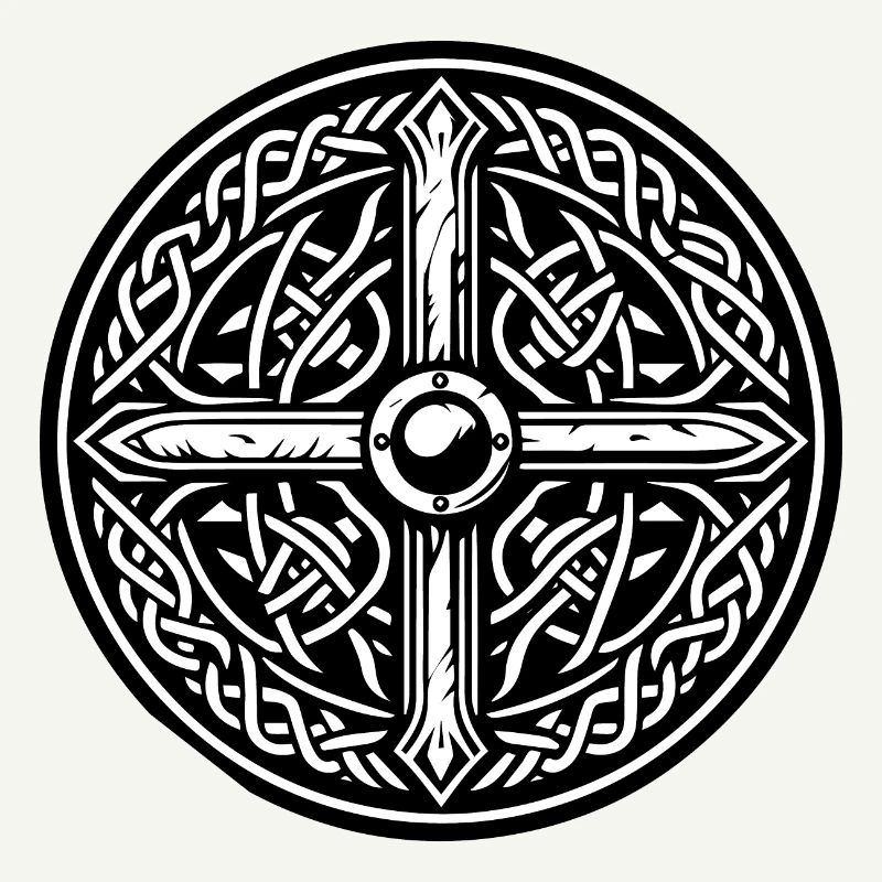 Alte Wikingersymbole Keltisch-Gälisch - Version 2