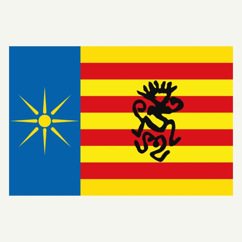 Drapeau du Salento avec chaman