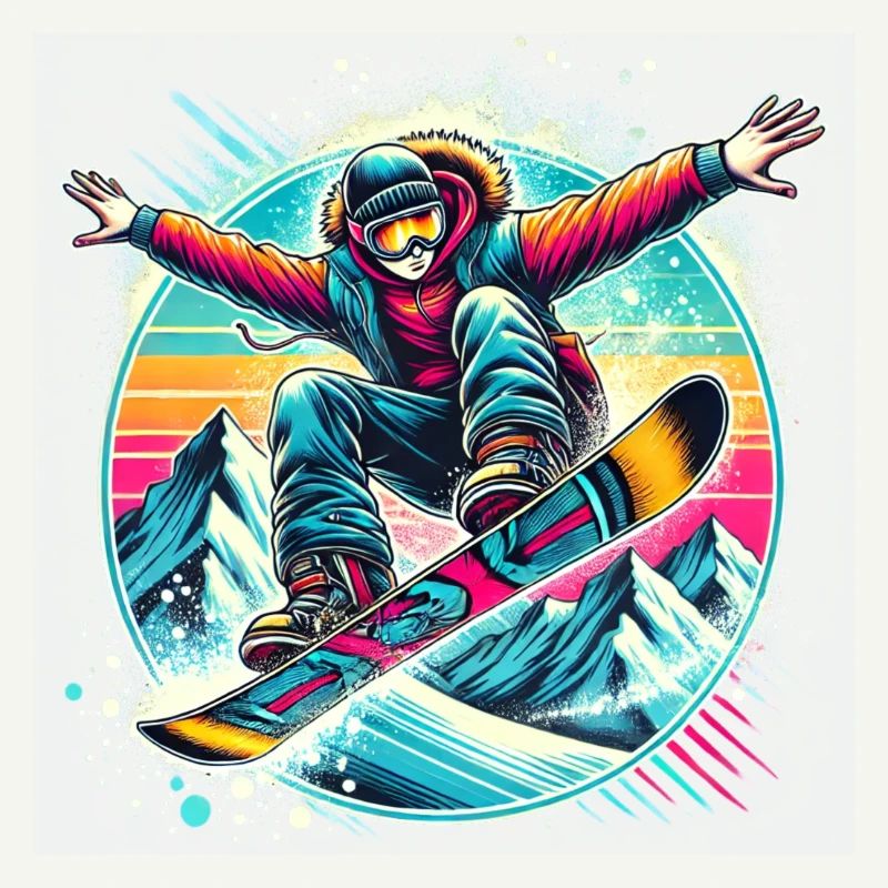 Snowboard Jump
