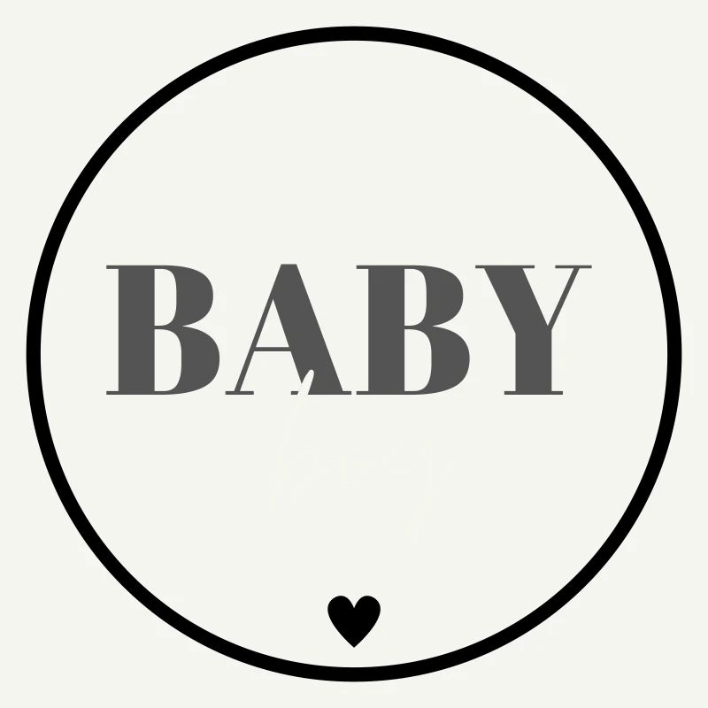 Baby Boy - Plain Black White