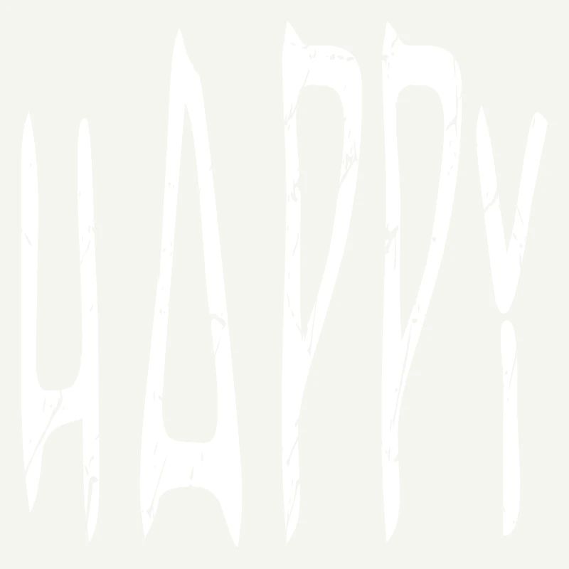 Joy Rough Typographic Pattern