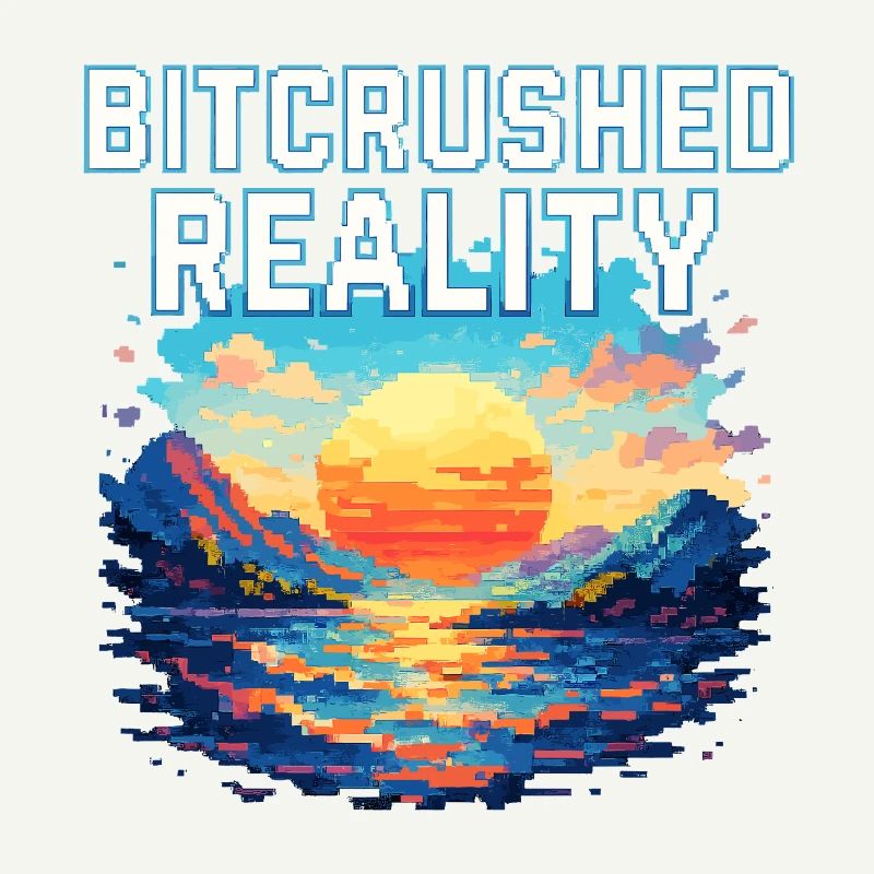 Bitcrushed Reality – Coucher de soleil dans Glitch