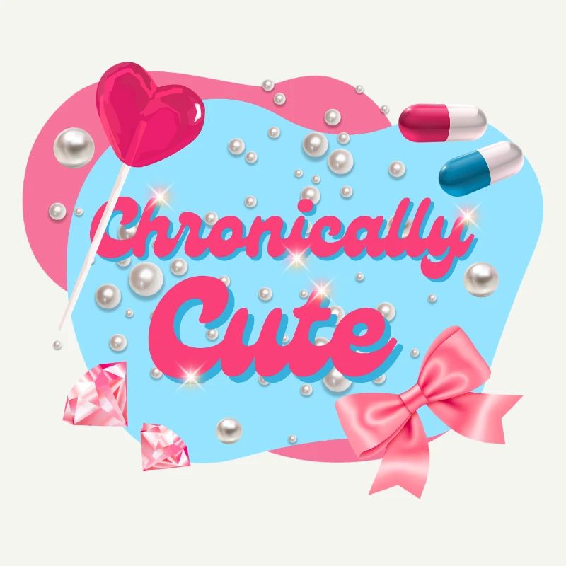 Chronically Cute Lolly Bow Pills Diamonds