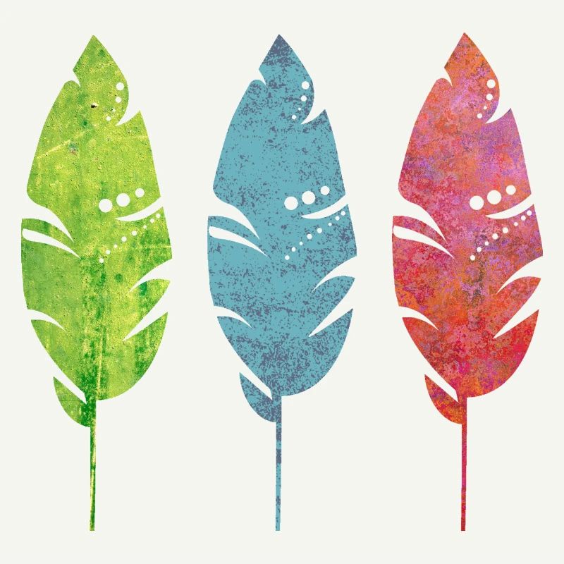 Three tender feathers