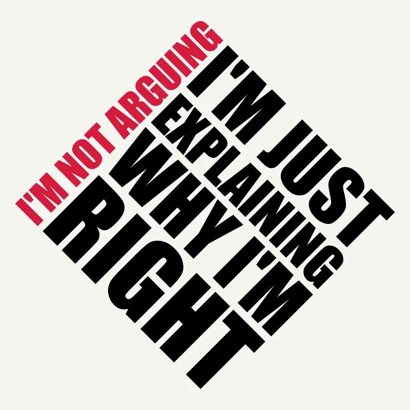 I m not arguing