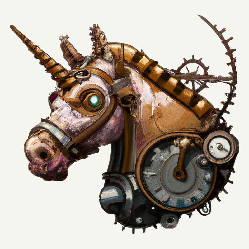 Licorne Steampunk