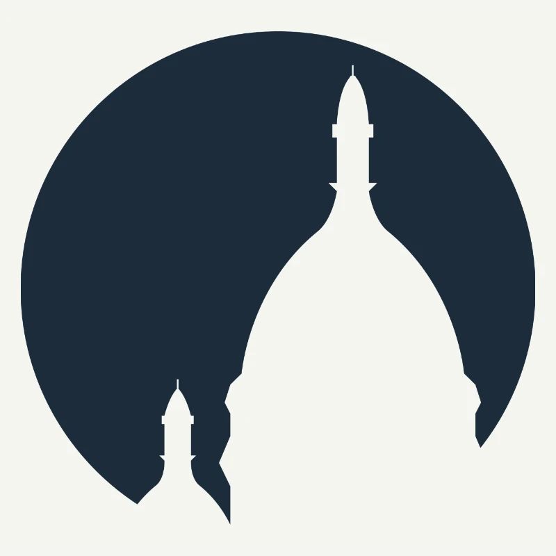 Sacré-Coeur Montmartre Paris blaue Silhouette