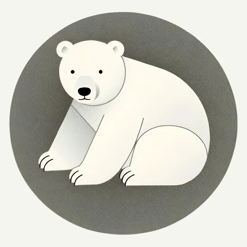 Süßer Eisbär