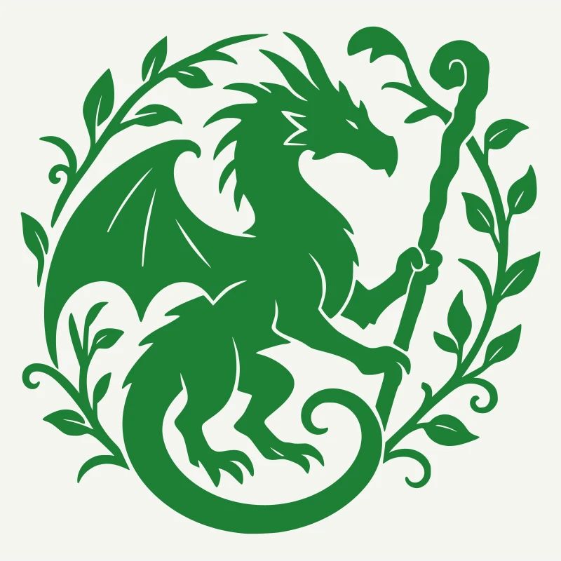 Druide Dragon (vert clair)