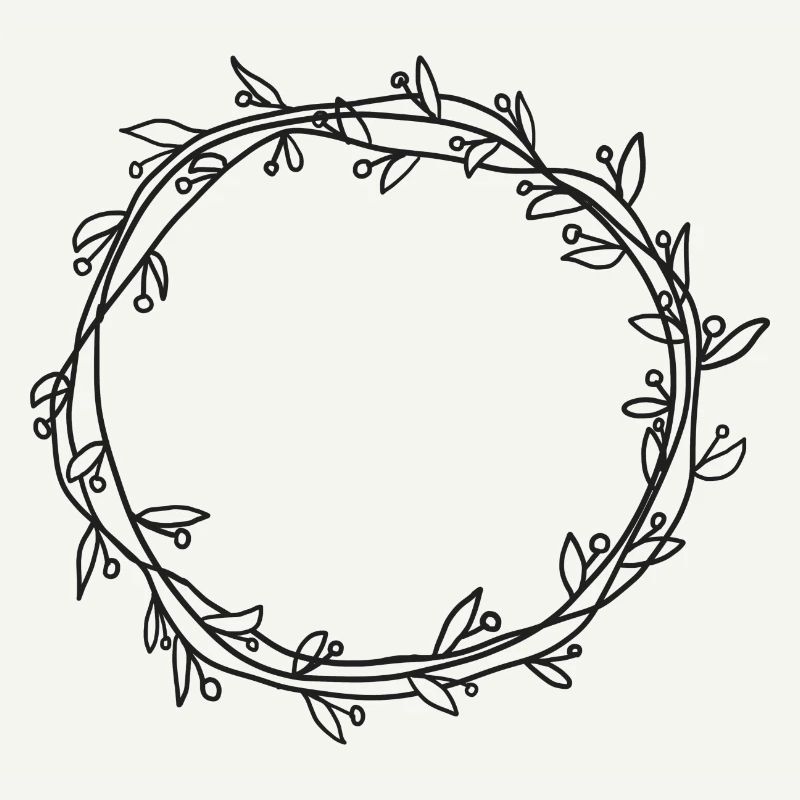 Frame round branch