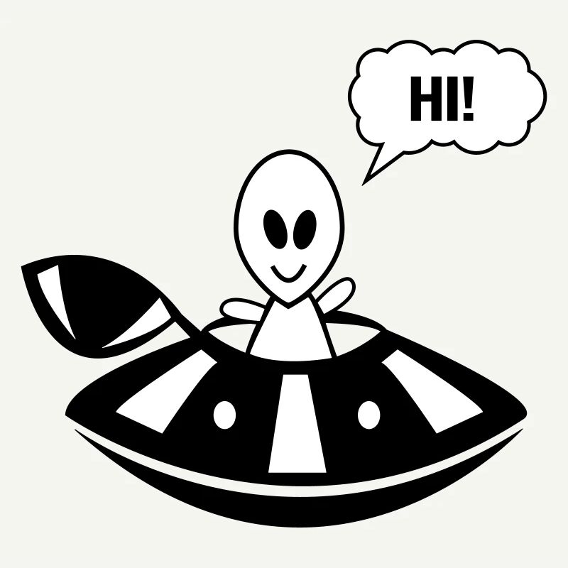 Alien ufo hi