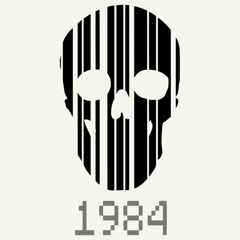 code à barres Crâne 1984