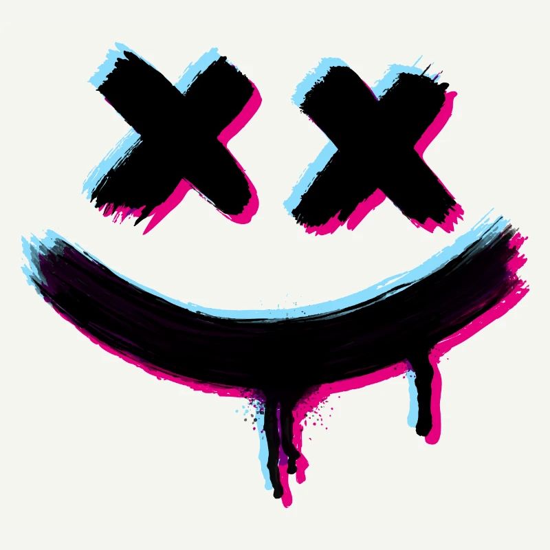 Smiley Glitch Böse