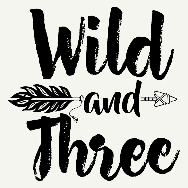 young wild & and three 3 drei Geburtstag