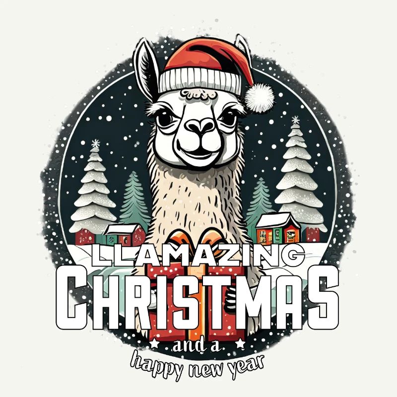 Lama de Noël llincroyable Noël