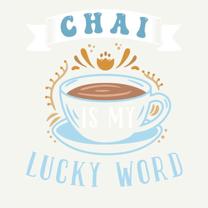 Chai Latte Tee trinken Teetrinker
